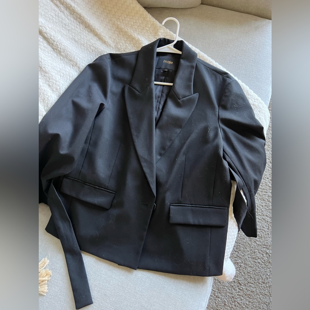 Maje Black Blazer Jacket